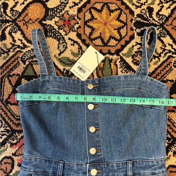 Miou Muse Denim Jumpsuit - Picture 6 of 14